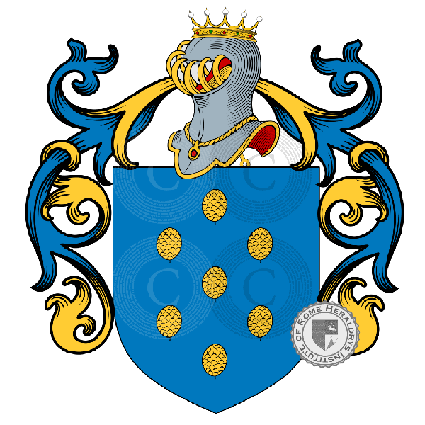 Coat of arms of family Pinella