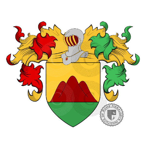 Coat of arms of family Vincenzo (di o de)