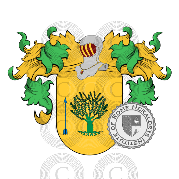 Coat of arms of family Borjas