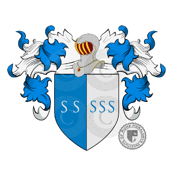Wappen der Familie Santi (Bergamo)