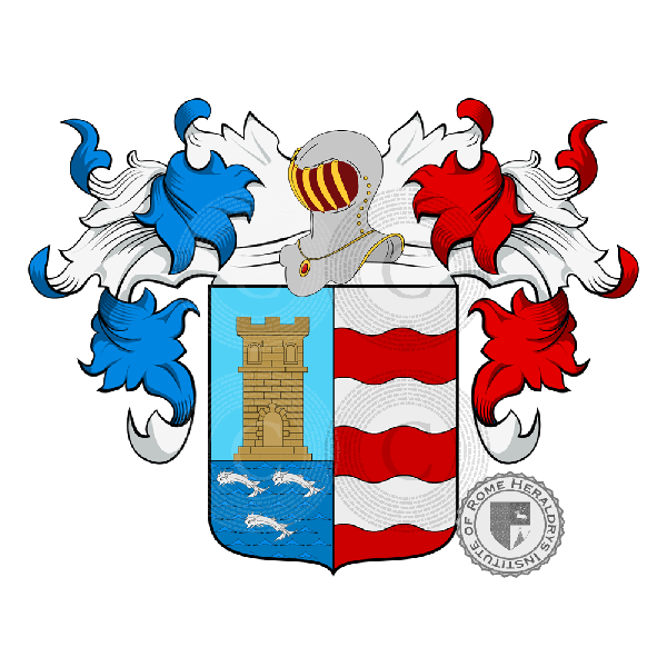 Escudo de la familia Petracchi Mari (Toscana)
