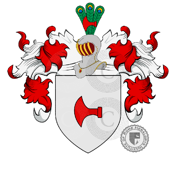 Coat of arms of family Rossel et Rossel de Cercy
