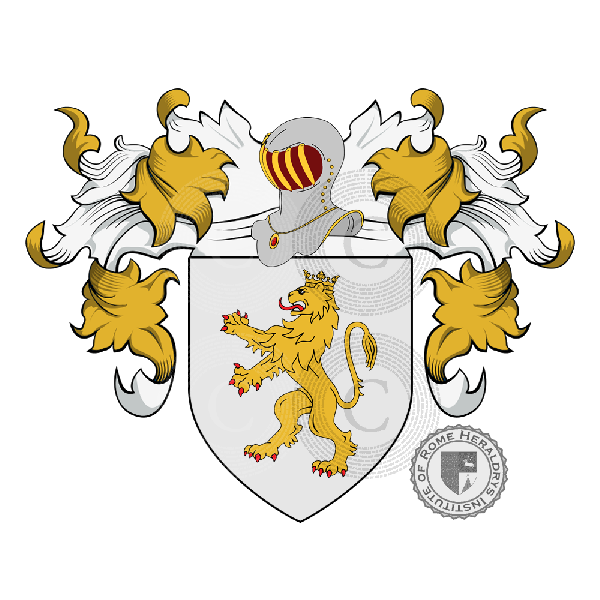 Coat of arms of family Rossel, Rossell o Rosselli