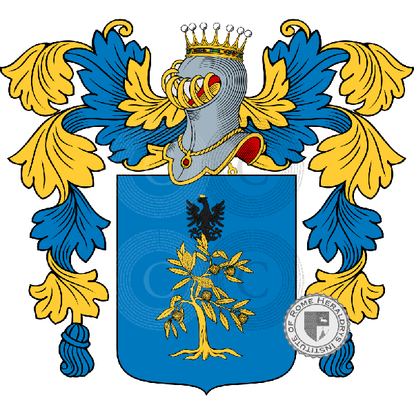 Coat of arms of family Castagna