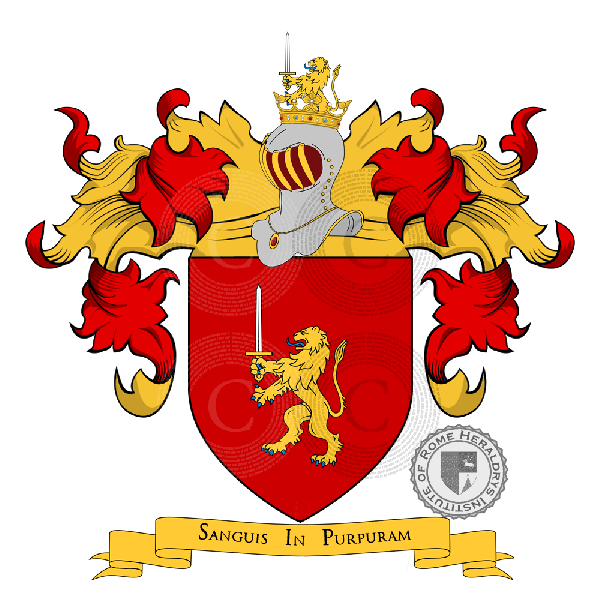 Wappen der Familie Grisogono (detti Sara)