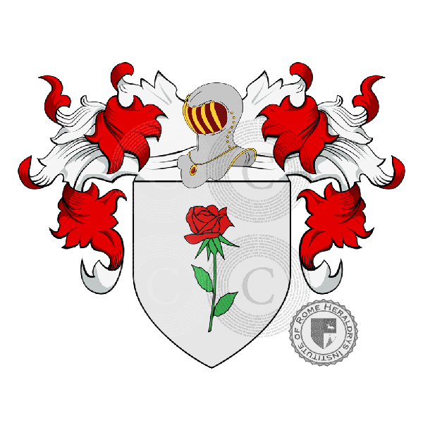 Coat of arms of family Tessaroli