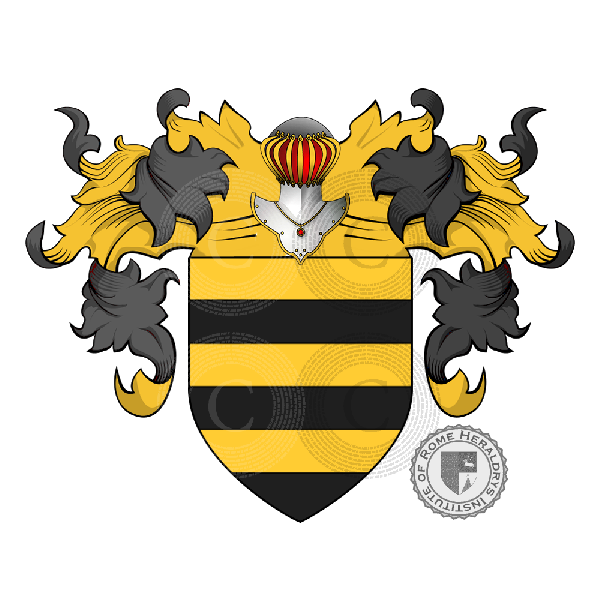 Coat of arms of family Sorosina o Soresina