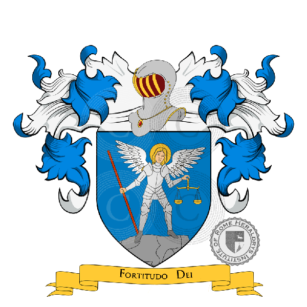 Coat of arms of family Paradisi  o Paradiso (Civitacastellana)