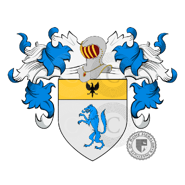 Coat of arms of family Lupi (Bergamo)