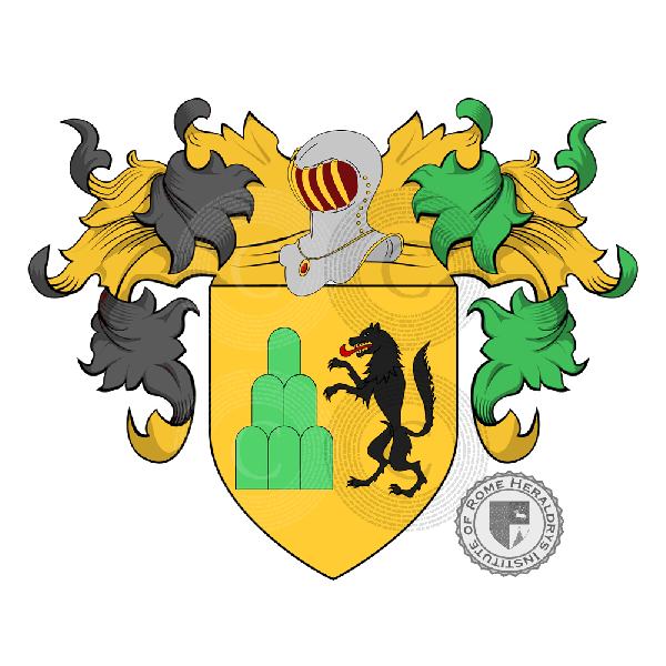 Escudo de la familia Lupi (Pisa)