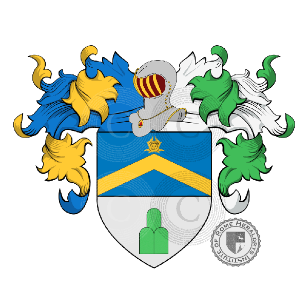 Coat of arms of family Angeloro or Angelieri