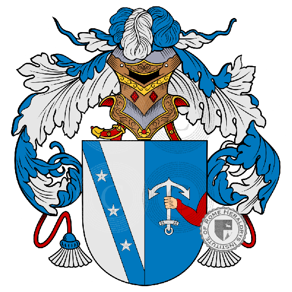 Coat of arms of family Ferrazza