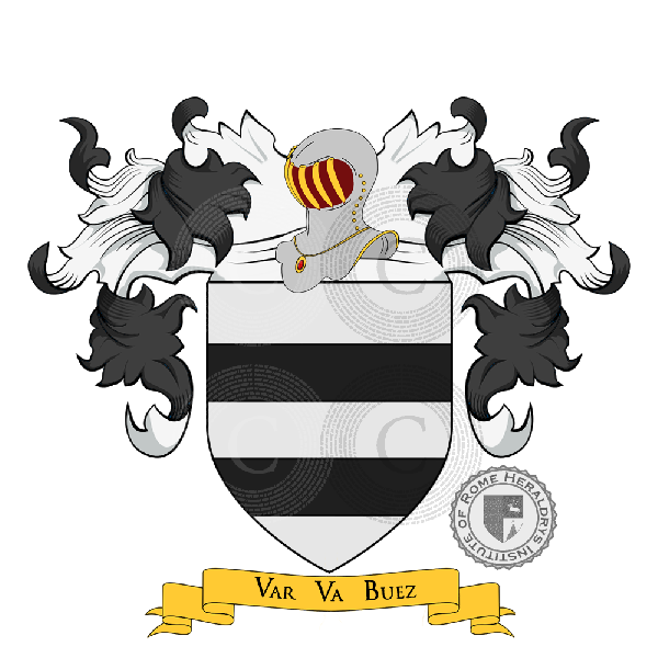 Escudo de la familia Barbery (Velay)
