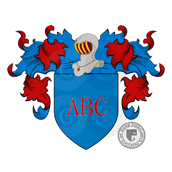 Coat of arms of family Abici o Babici