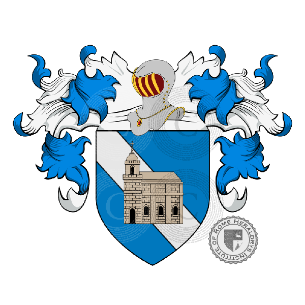 Escudo de la familia Chiesa (Toscana)