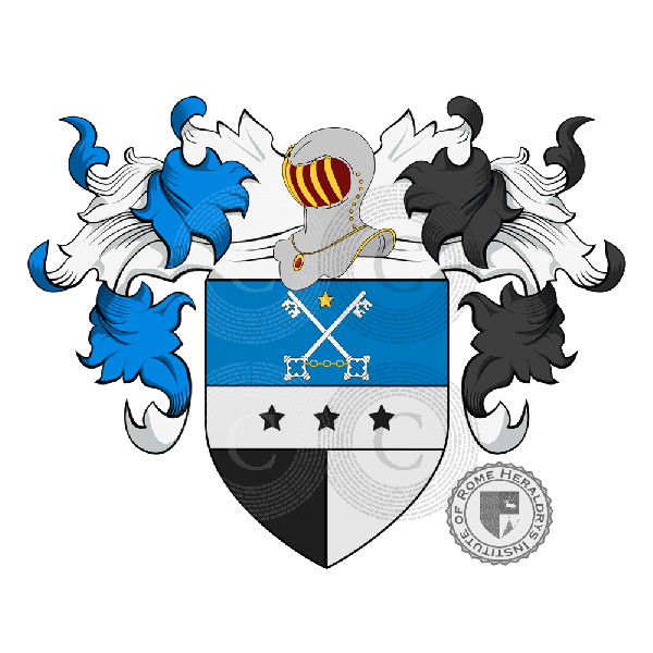 Coat of arms of family Cavrina