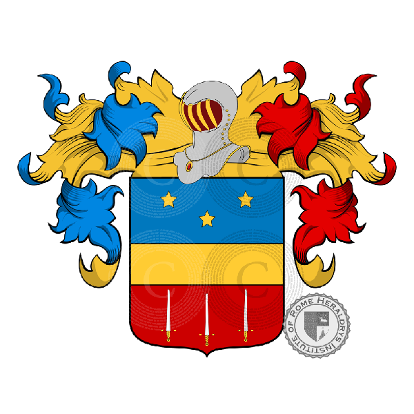 Coat of arms of family Meneghini (Ceneda)