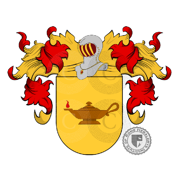 Coat of arms of family Cascòn
