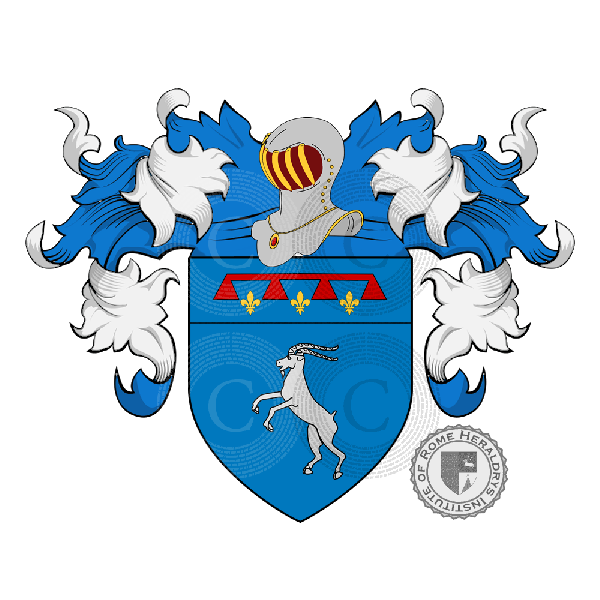 Coat of arms of family Capra (Cento)
