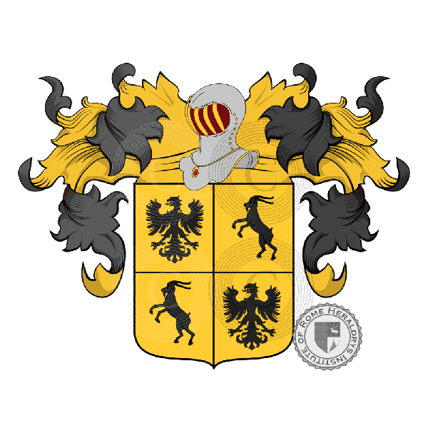 Escudo de la familia Capra (Piemonte)