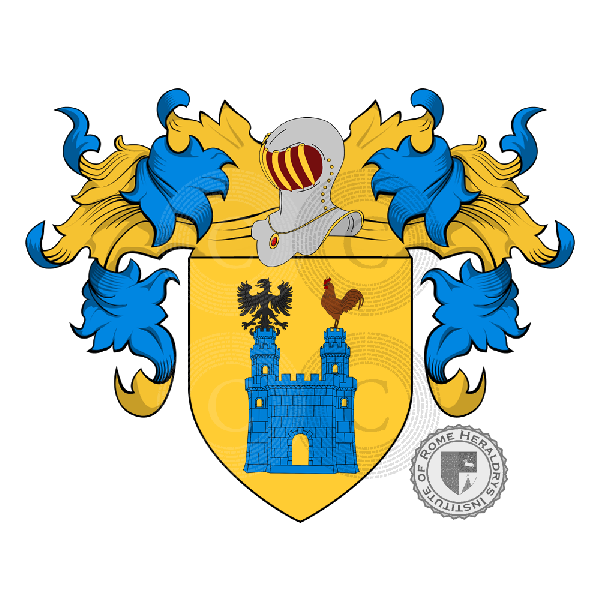 Coat of arms of family Fumagalli (Milano)
