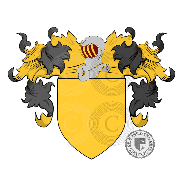 Escudo de la familia Bandinelli (Siena, Roma)
