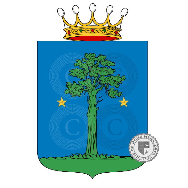 Coat of arms of family Zanoli