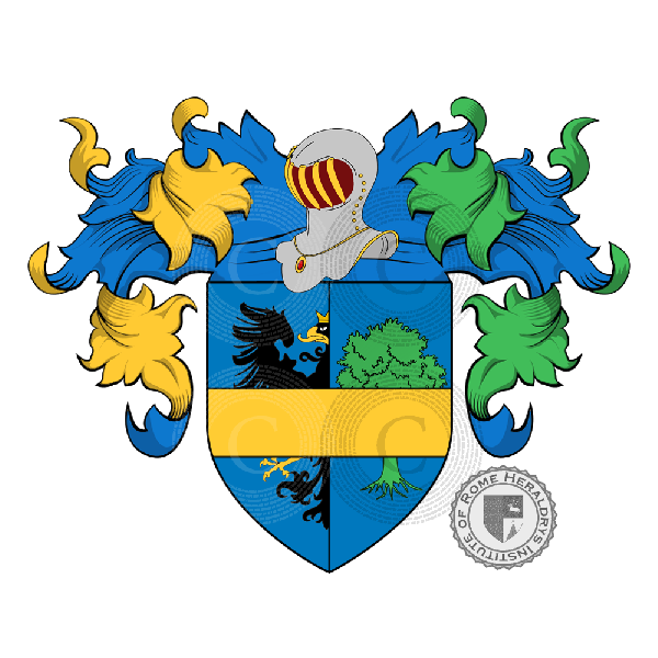 Coat of arms of family Ponte (da)(Zara)
