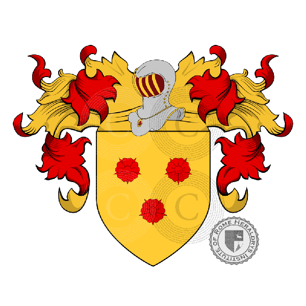 Wappen der Familie Alessi o d