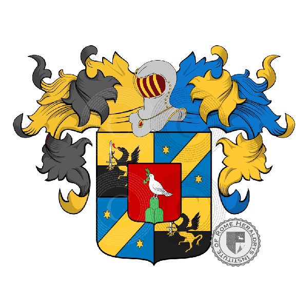 Coat of arms of family Bettoni, Bettoni Cazzago (Brescia, ramo comitale)