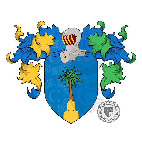 Escudo de la familia Conti (Pisa, Livorno)