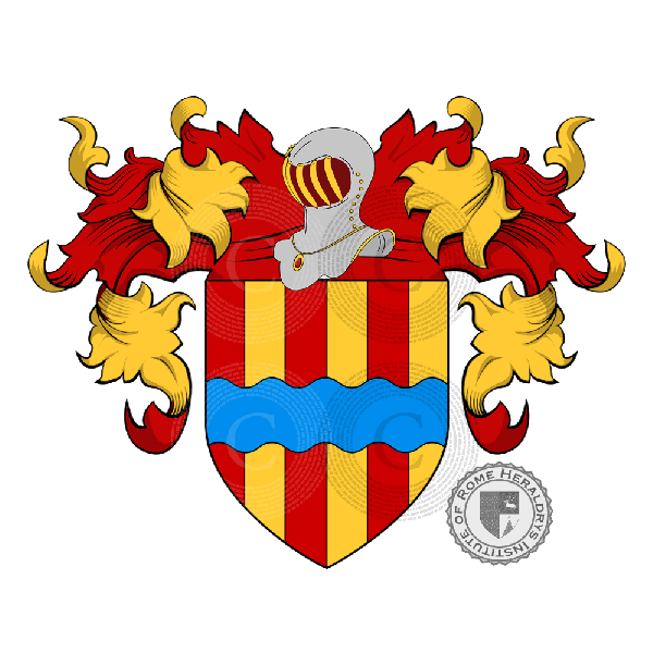 Wappen der Familie Capocci o Capocciama