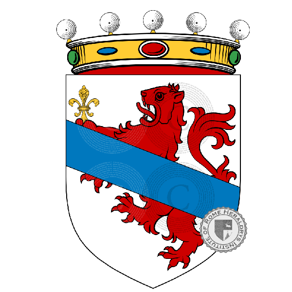 Coat of arms of family Zini
