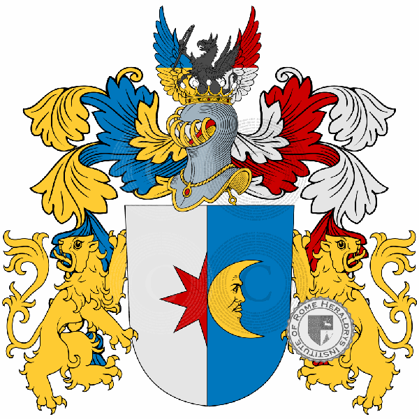 Wappen der Familie Knoll Edle von Dornhof und Hocheppan