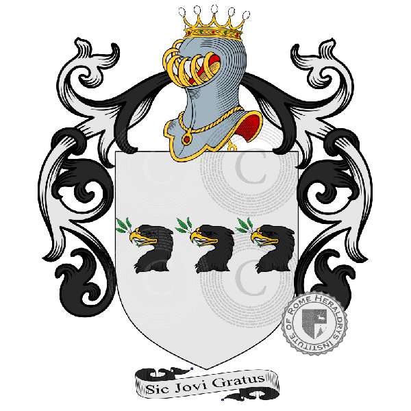 Coat of arms of family Comello