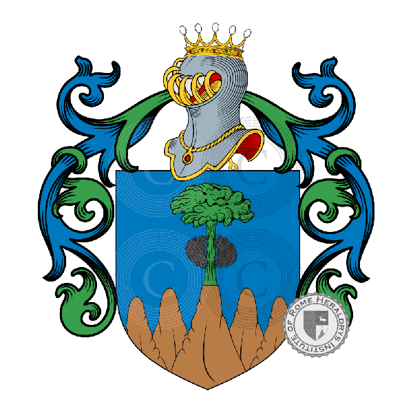 Coat of arms of family Rizzi