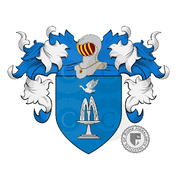 Coat of arms of family Fontana