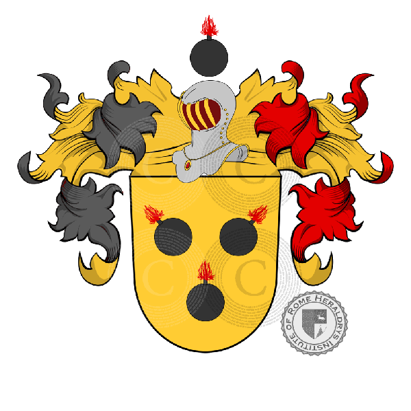 Coat of arms of family Minder
