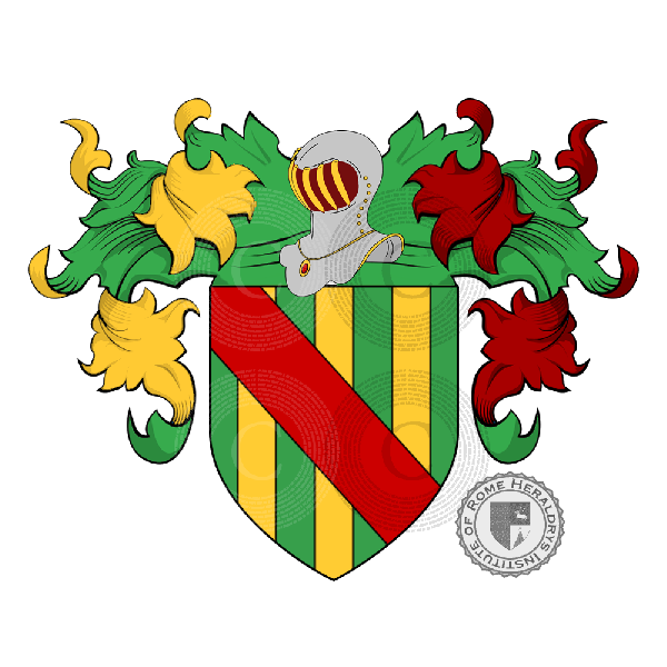 Coat of arms of family Carbonara