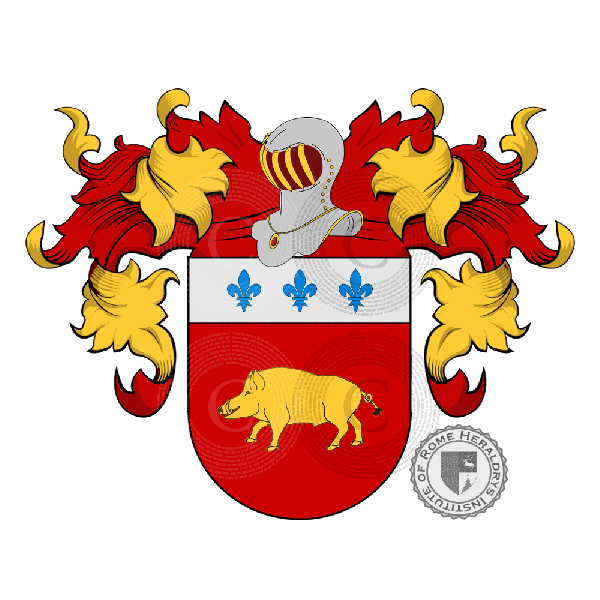 Coat of arms of family Arista
