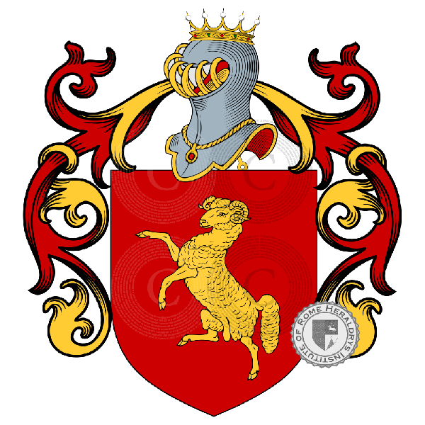 Coat of arms of family Tettacapra