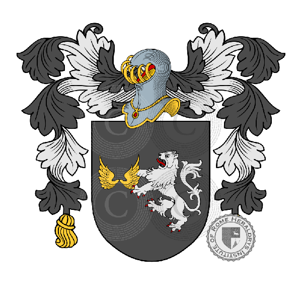 Coat of arms of family Pumariega