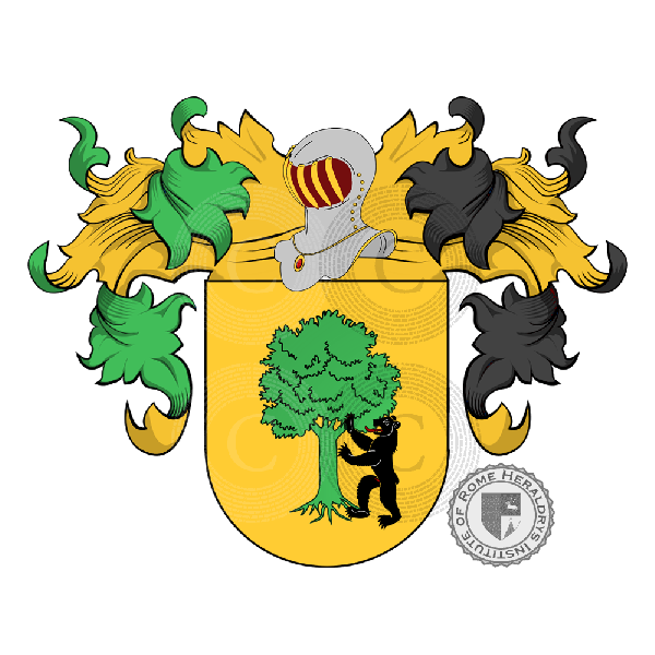 Coat of arms of family Rega
