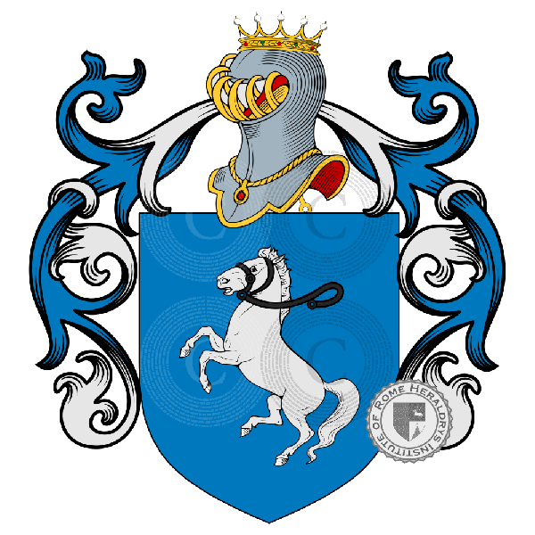 Coat of arms of family Borgaro
