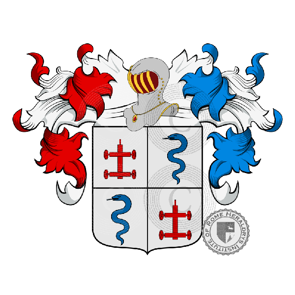 Coat of arms of family Carraresi