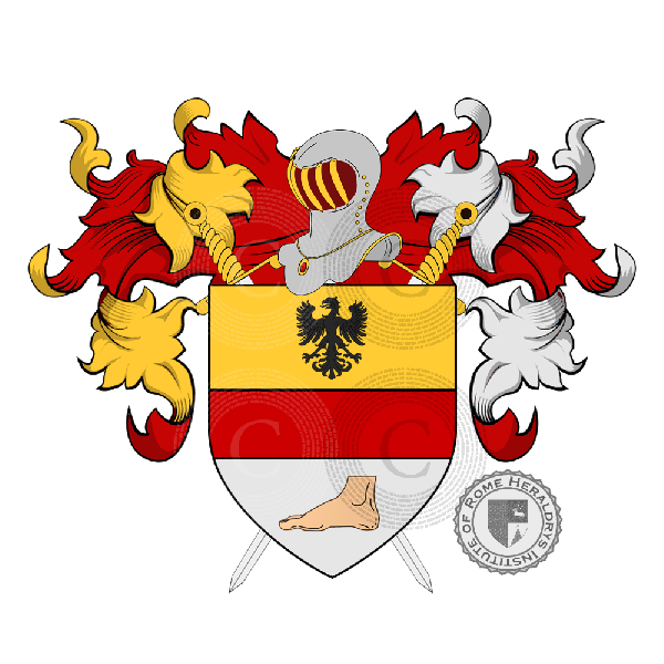 Coat of arms of family Pezzoli