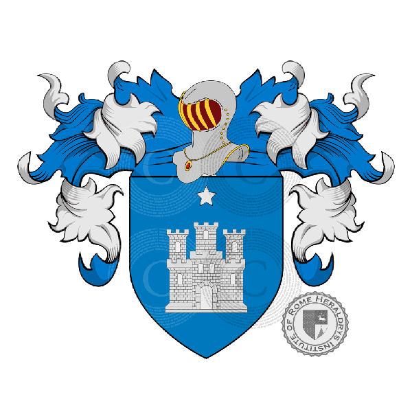 Coat of arms of family Castelnovo delle Lanze