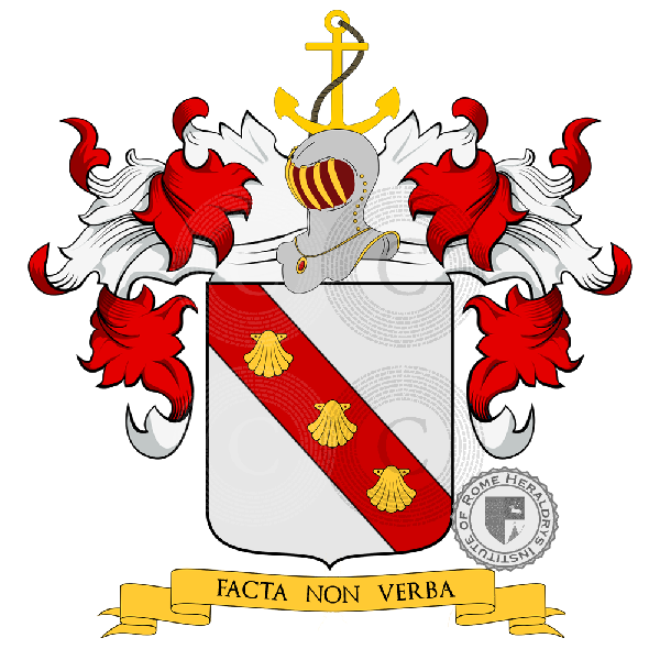 Coat of arms of family Filleul