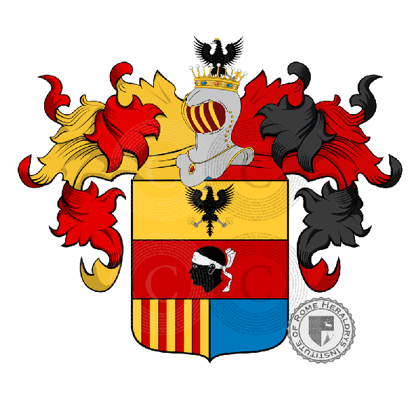 Wappen der Familie de Carli