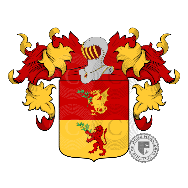 Coat of arms of family Zanatta